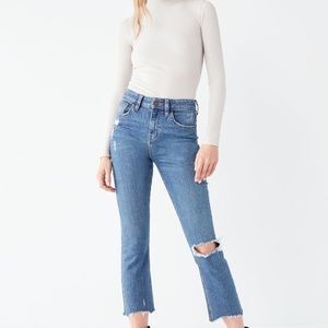 BDG Kick Flare High Rise Cropped Urban Outfitters